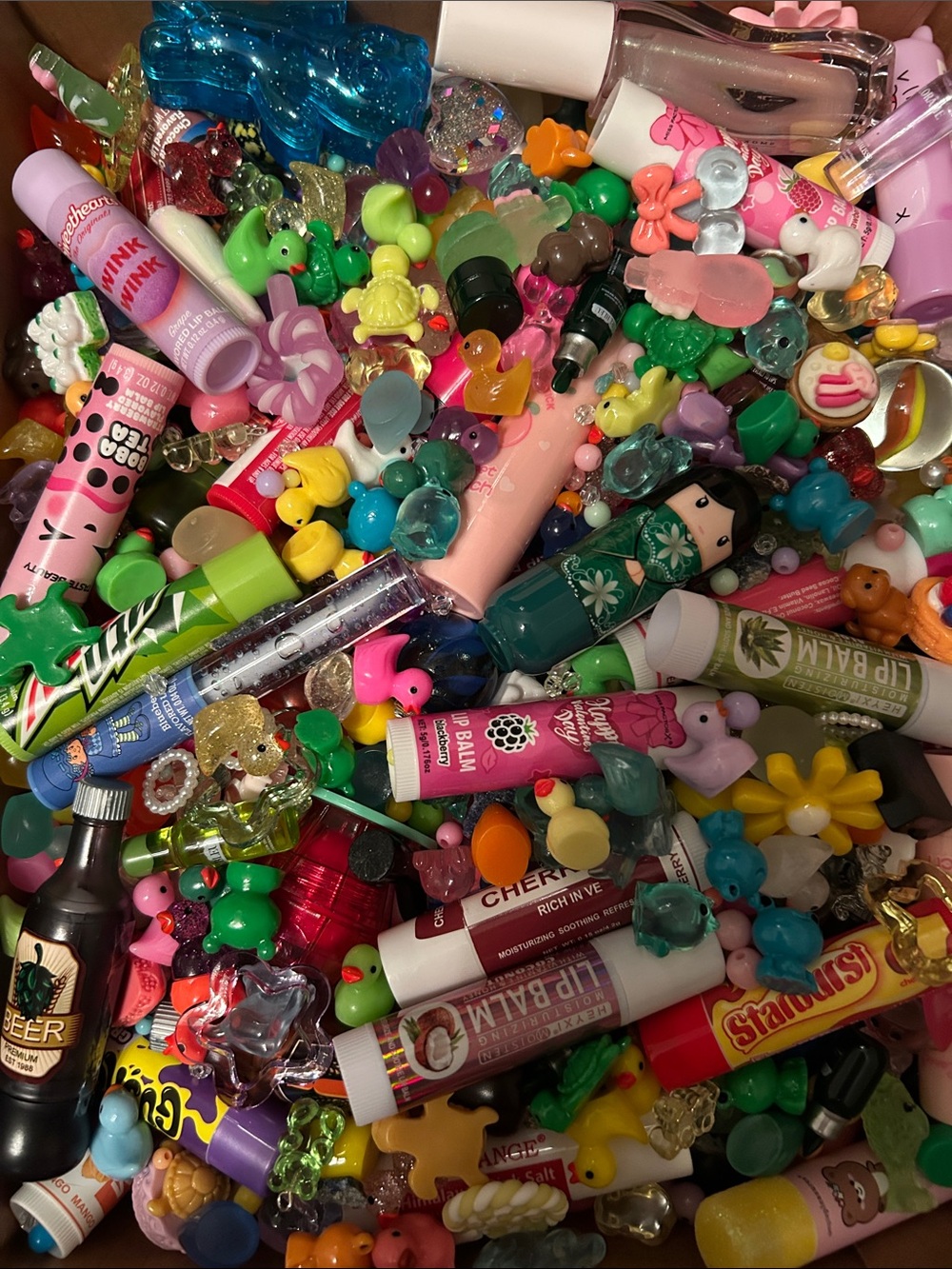 Lip balm and Animal Confetti Scoop